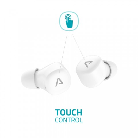 LAMAX Dots2 Touch White TWS Érintőgombos vezeték nélküli fülhallgató fehér